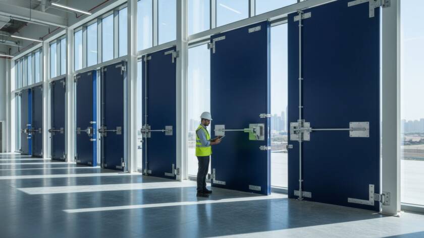 Commercial Steel Doors UAE: The 2026 Guide to Industrial Security and Compliance