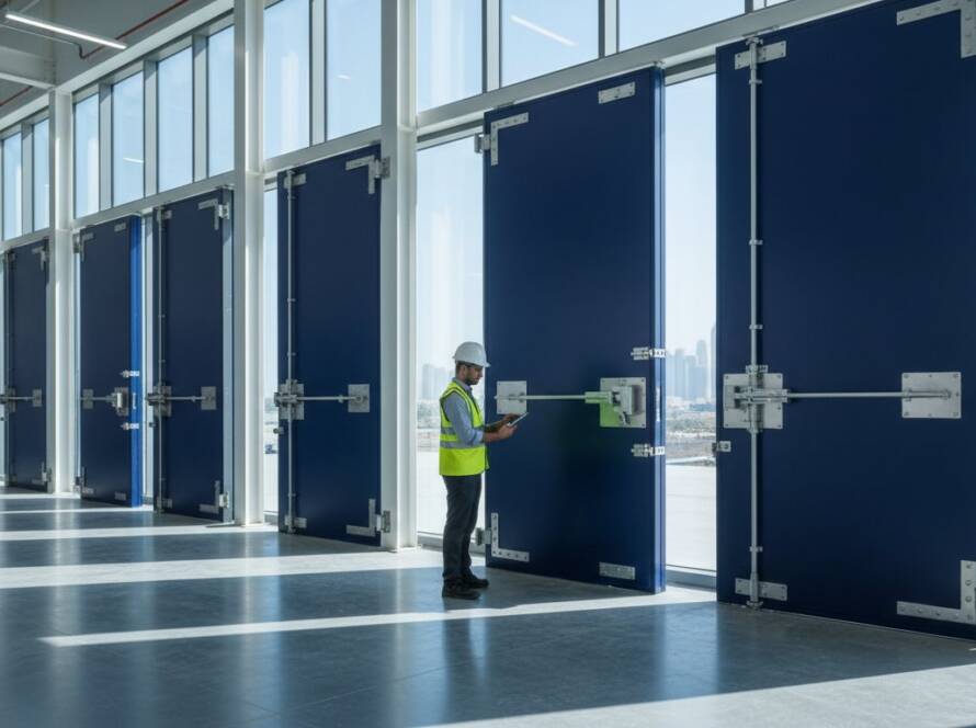 Commercial Steel Doors UAE: The 2026 Guide to Industrial Security and Compliance