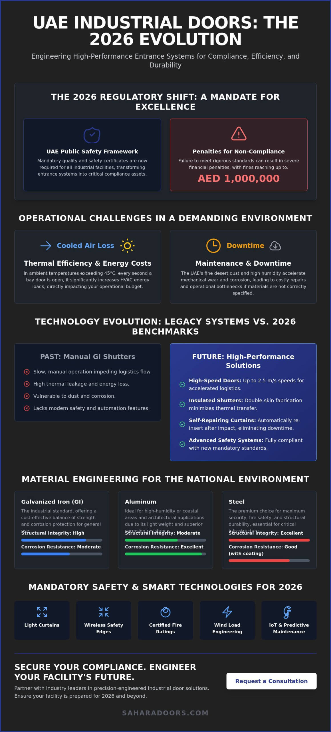 Industrial Door Solutions UAE: 2026 Trends in High-Efficiency Entrance Systems
