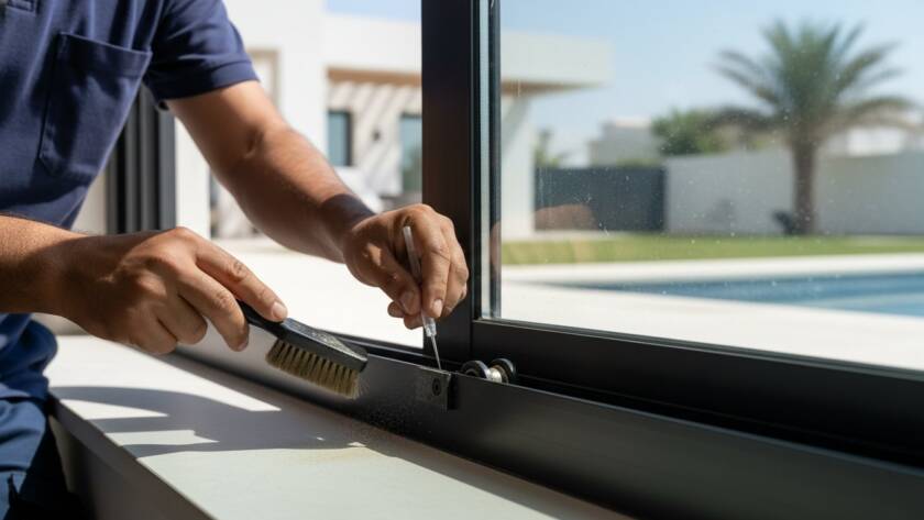 Maintenance Guide for Aluminium Door and Window Systems BY SAHARA DOORS UAE