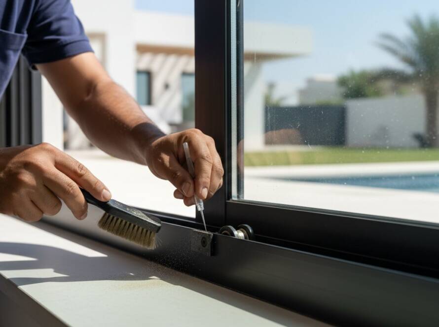 Maintenance Guide for Aluminium Door and Window Systems BY SAHARA DOORS UAE