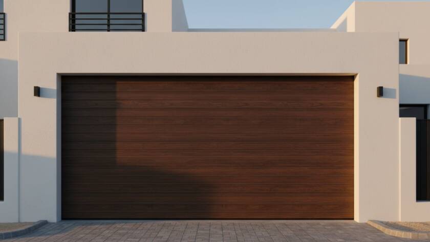 Modern Aluminium Garage Doors UAE: Wood Finish Designs and Engineering Guide 2026