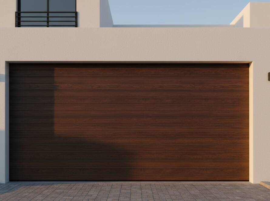 Modern Aluminium Garage Doors UAE: Wood Finish Designs and Engineering Guide 2026