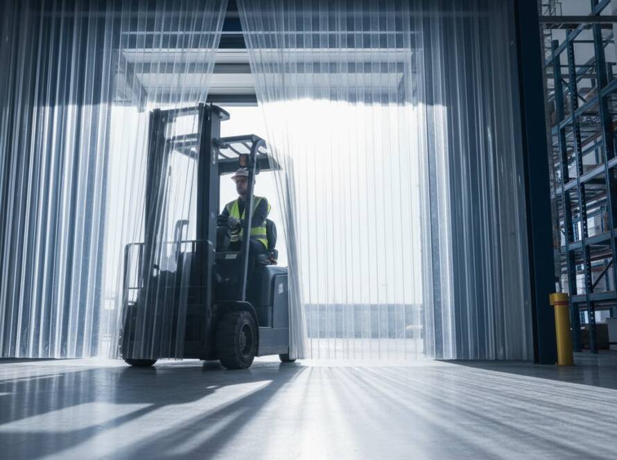 The Professional Guide to PVC Strip Curtains in the UAE: Industrial Efficiency & Environmental Control