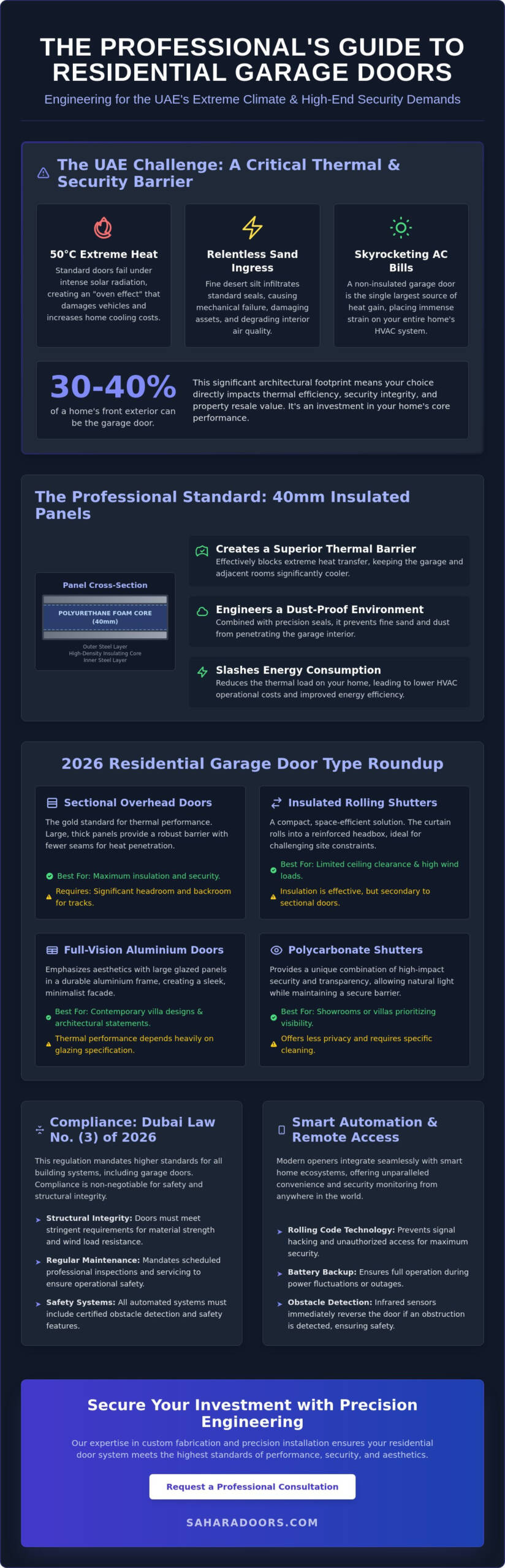Residential Garage Doors UAE: The 2026 Comprehensive Roundup & Selection Guide