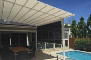 RETRACTABLE PERGOLA SHADE