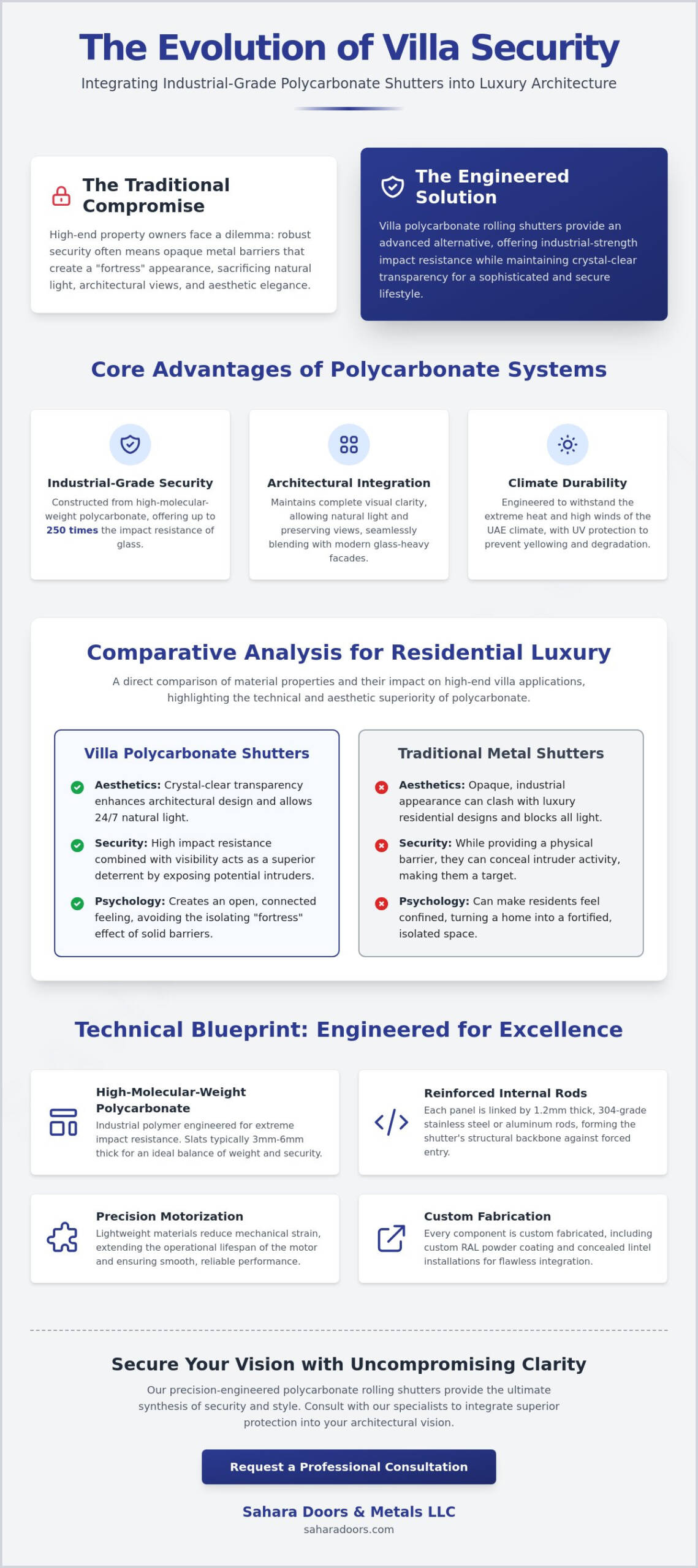Villa Polycarbonate Rolling Shutters: The 2026 Guide to Luxury Security