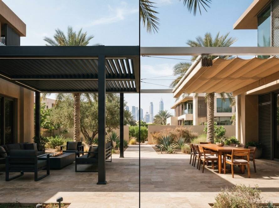 Aluminum vs. Fabric Retractable Pergolas: How to Choose the Right Shade